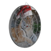 WeihnachtsBengalischer Tiger Dartscheibe (Vorderseite Links)