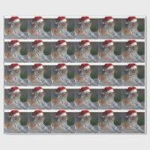 WeihnachtsBengalischer Tiger Geschenkpapier (Flach)