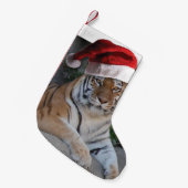 WeihnachtsBengalischer Tiger Kleiner Weihnachtsstrumpf (Vorderansicht (hängend))