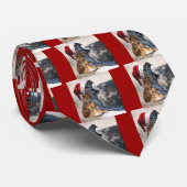WeihnachtsBengalischer Tiger Krawatte (Gerollt)