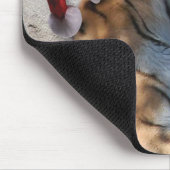 WeihnachtsBengalischer Tiger Mousepad (Ecke)