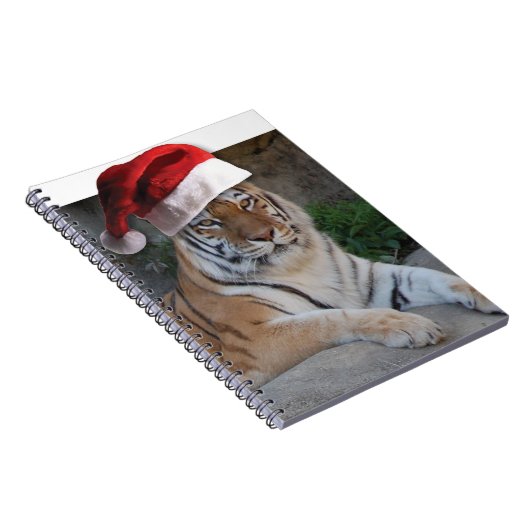 WeihnachtsBengalischer Tiger Notizblock (Rechte Seite)