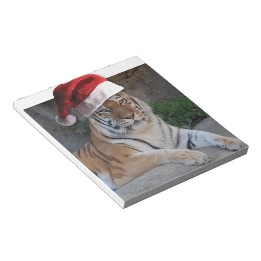 WeihnachtsBengalischer Tiger Notizblock (angewinkelt)