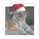 WeihnachtsBengalischer Tiger Notizblock (Vorderseite)
