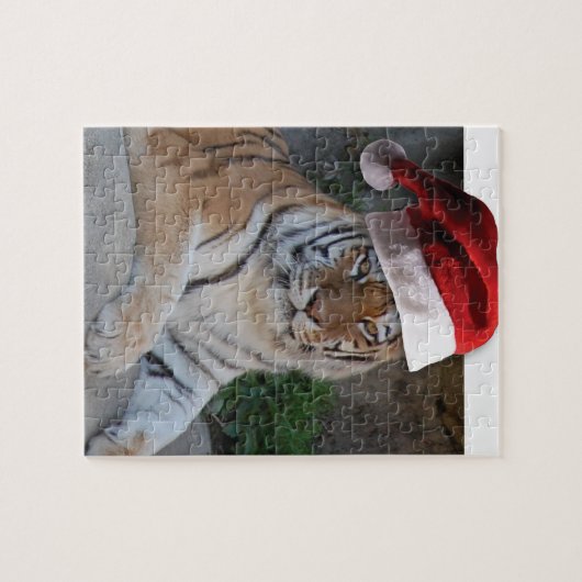 WeihnachtsBengalischer Tiger Puzzle (Horizontal)