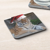 WeihnachtsBengalischer Tiger Untersetzer (Linke Seite)