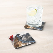 WeihnachtsBengalischer Tiger Untersetzer (Rechte Seite)