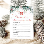 Weihnachtsberater für die Mama-to-be-Karte Einladung