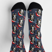 Weihnachtsberge Socken (Oben)