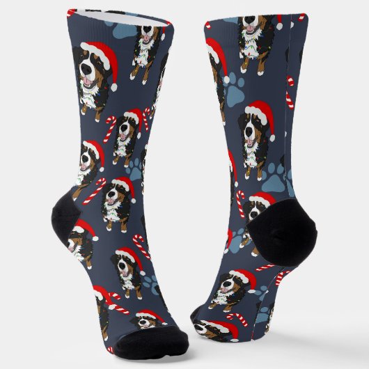 Weihnachtsberge Socken (Gewinkelt)