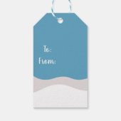 Weihnachtsberger Hund Geschenkanhänger (Rückseite)