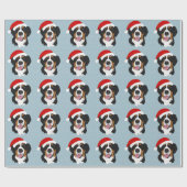 Weihnachtsberger Hund  Geschenkpapier (Flach)