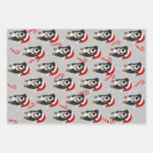 Weihnachtsberger Hund Geschenkpapier Set (Vorderseite 2)