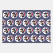 Weihnachtsberger Hund Geschenkpapier Set (Vorderseite 2)