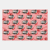 Weihnachtsberger Hund Geschenkpapier Set (Vorderseite 3)