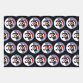 Weihnachtsberger Hund  Geschenkpapier Set (Vorderseite 2)