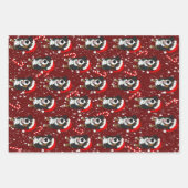 Weihnachtsberger Hund Geschenkpapier Set (Vorderseite 3)