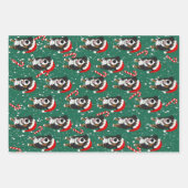 Weihnachtsberger Hund Geschenkpapier Set (Vorderseite 2)