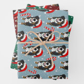 Weihnachtsberger Hund Geschenkpapier Set (Beispiel)