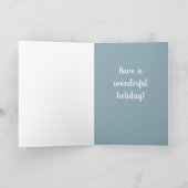 Weihnachtsberger Hund Karte (Innenseite)