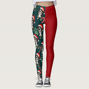 Weihnachtsberger Hund Leggings