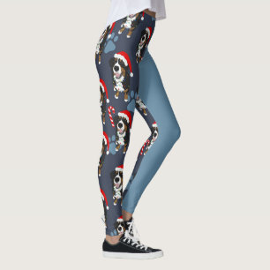 Weihnachtsberger Hund Leggings