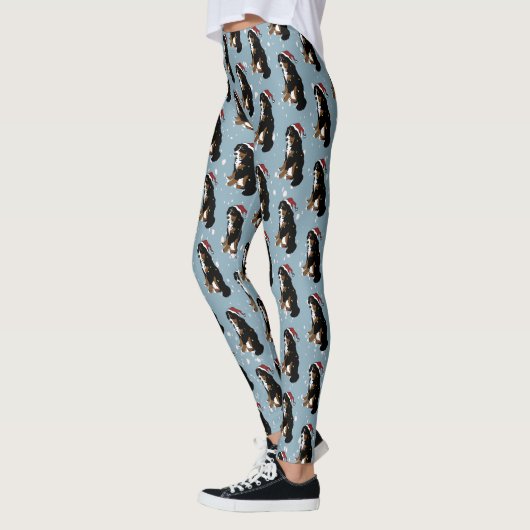 Weihnachtsberger Hund Leggings (Links)