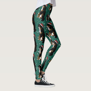 Weihnachtsberger Hund Leggings