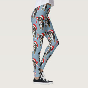 Weihnachtsberger Hund Leggings