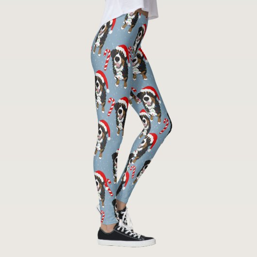 Weihnachtsberger Hund Leggings (Rechts)