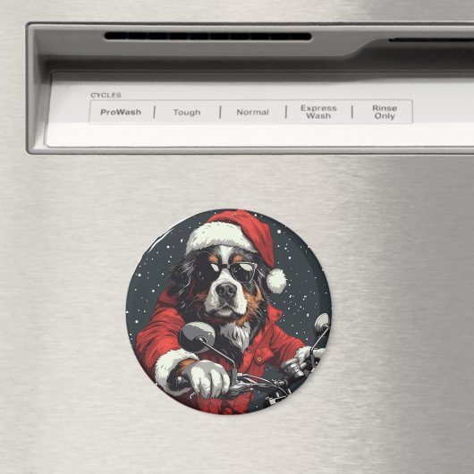 Weihnachtsberger Hund Magnet (In Situ (Geschirrspüler))
