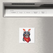 Weihnachtsberger Hund Magnet (In Situ (Geschirrspüler))
