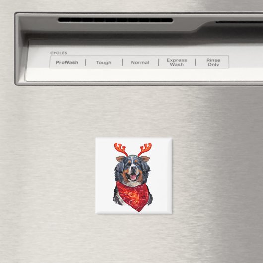 Weihnachtsberger Hund Magnet (In Situ (Geschirrspüler))