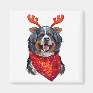 Weihnachtsberger Hund Magnet