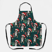 Weihnachtsberger Hund Schürze (Vorderseite)