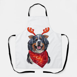 Weihnachtsberger Hund Schürze