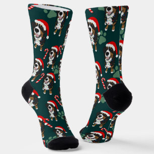 Weihnachtsberger Hund Socken