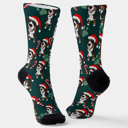 Weihnachtsberger Hund Socken (Gewinkelt)