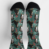 Weihnachtsberger Hund Socken (Oben)