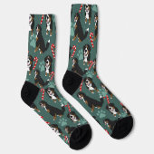 Weihnachtsberger Hund Socken (Rechts)