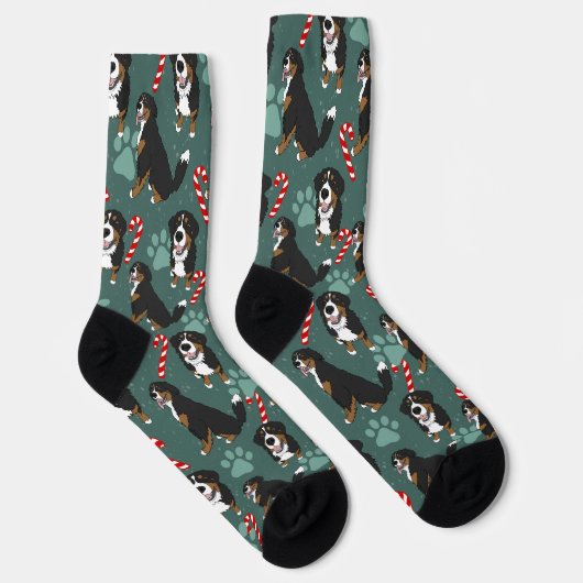 Weihnachtsberger Hund Socken (Rechts)