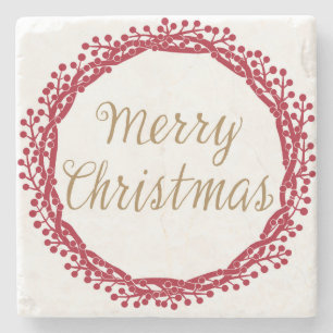 Weihnachtsberger-Untersetzer Steinuntersetzer