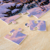 Weihnachtsberghütte Puzzle (Seite)