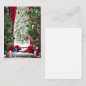 Weihnachtsbergkabine Budget Mini Mitteilungskarte (Vorne/Hinten)