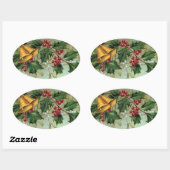 Weihnachtsberries - Aufkleber (Blatt)