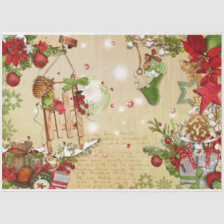 Weihnachtsberries - Designreihe 5 Seidenpapier