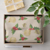 Weihnachtsberries - Designreihe 9 Seidenpapier (Geschenk)