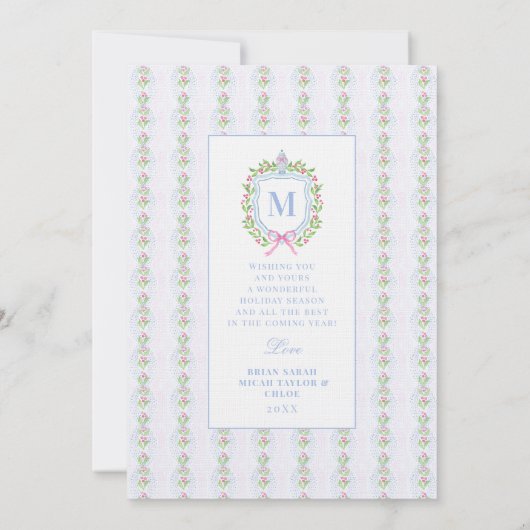 Weihnachtsberries Einladung (Rückseite)