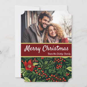 Weihnachtsberries Feiertagskarte