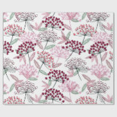 Weihnachtsberries Folies Land Kunst Geschenkpapier (Flach)